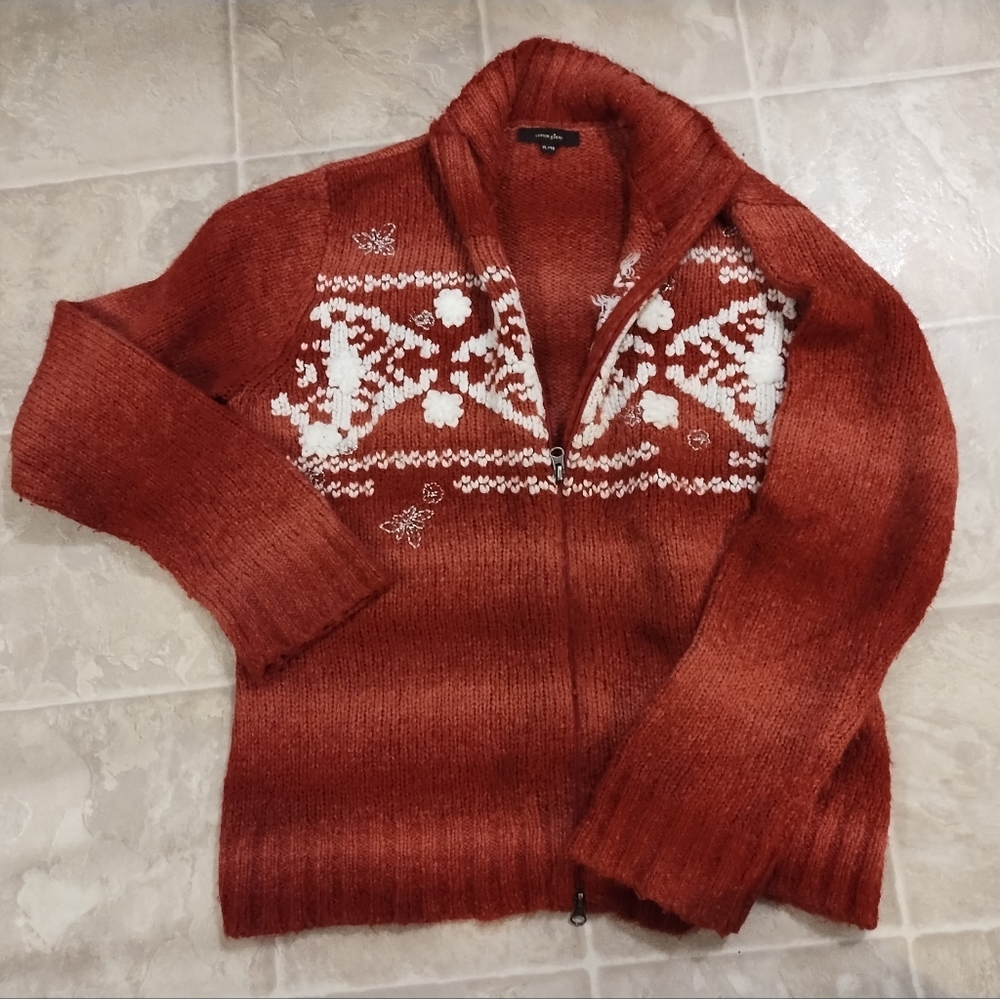 Cotton Ginny zip up sweater